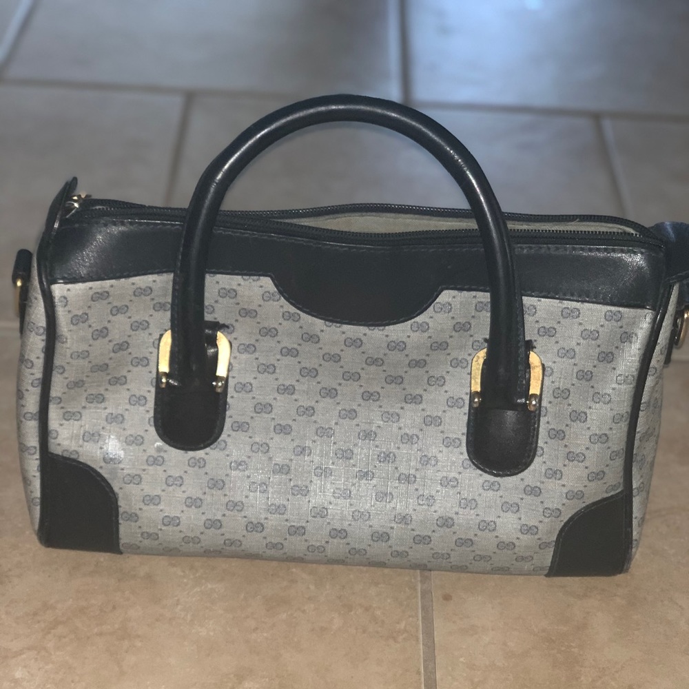 Vintage GUCCI Micro GG Logo Monogram AUTHENTIC*